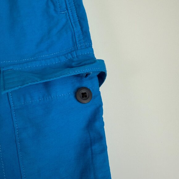Everlane Men The Cotton Linen Blend Cargo Shorts Horizon Blue XS - Picture 4 of 6